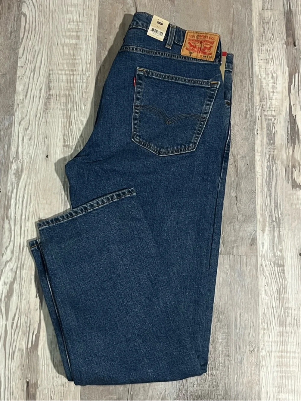 Levi's Men's Dark Blue Regular Fit 505 Jeans NWT